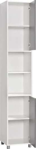 PROCONTOUR Hochschrank Betty Weiß/Anthrazit 6 Fächer Bild 1