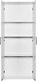 PROCONTOUR Mehrzweckschrank Clara Weiß mit verstellbaren Böden Bild 3