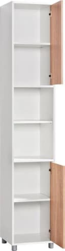 PROCONTOUR Hochschrank Betty Weiß Sonoma Eiche 2 Türen Bild 1