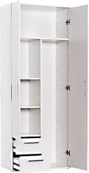 PROCONTOUR Mehrzweckschrank Clara Weiß mit Schubladen Bild 4