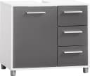 PROCONTOUR Betty Waschbeckenunterschrank Weiß/Anthrazit Bild 4