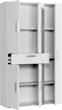 PROCONTOUR Mehrzweckschrank Clara Weiß 5 Türen Bild 5