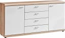 Kommode PROCONTOUR Sun BESTSELLER Weiß Eichefarbe 4 Schubladen Bild 1