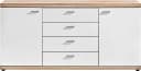 Kommode PROCONTOUR Sun BESTSELLER Weiß Eichefarbe 4 Schubladen Bild 4