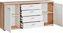 Kommode PROCONTOUR Sun BESTSELLER Weiß Eichefarbe 4 Schubladen Bild 5