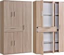 PROCONTOUR Mehrzweckschrank Clara Sonoma Eiche mit verstellbaren Böden Bild 2