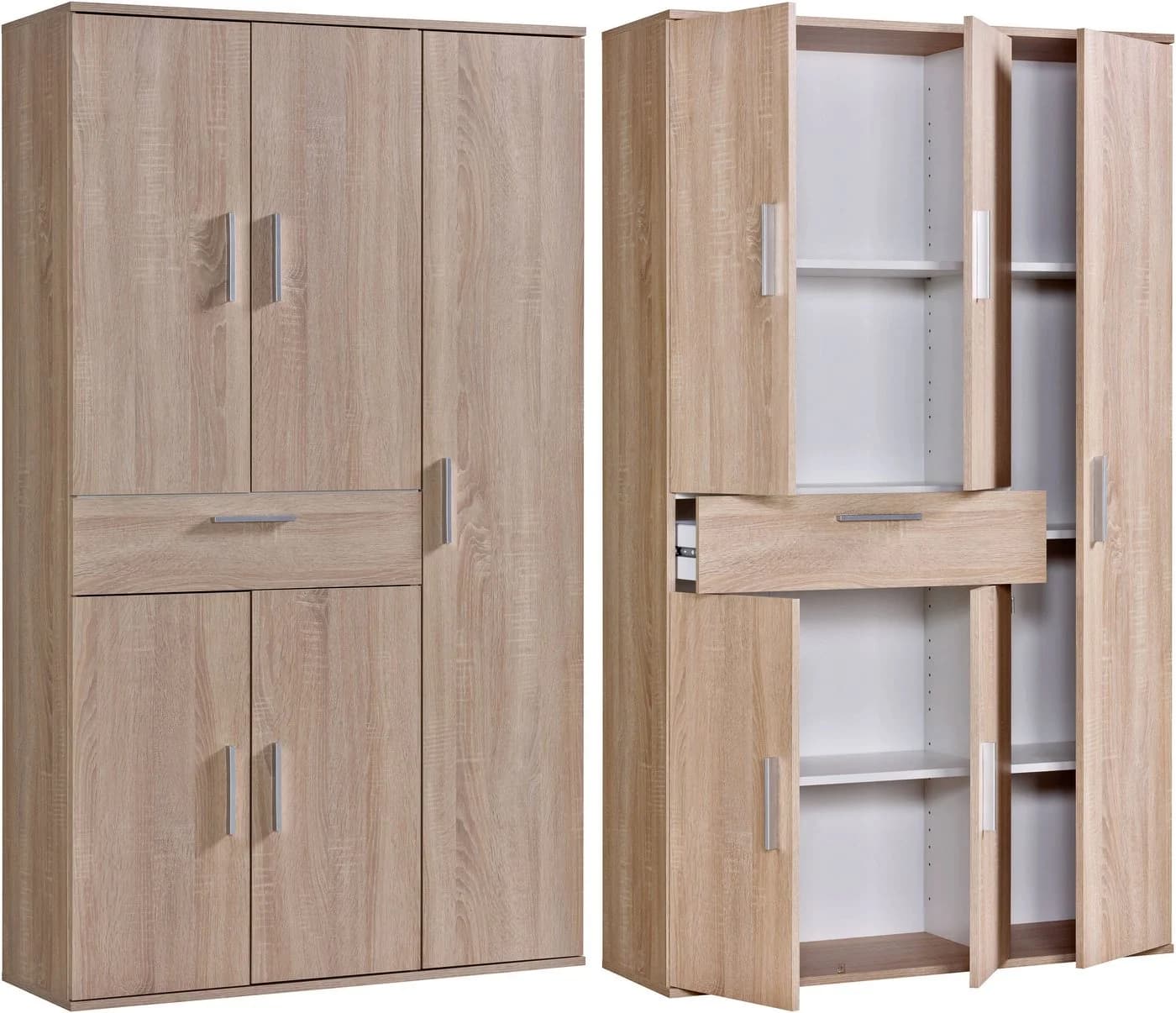 PROCONTOUR Mehrzweckschrank Clara Sonoma Eiche mit verstellbaren Böden - Bild 2