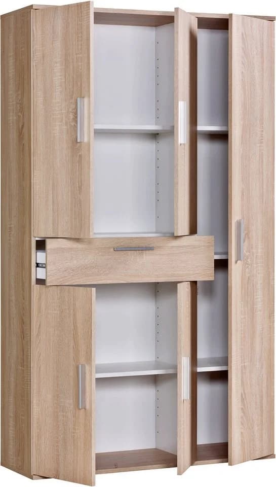 PROCONTOUR Mehrzweckschrank Clara Sonoma Eiche mit verstellbaren Böden - Bild 5