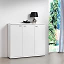 PROCONTOUR Kommode Sun Weiß 3-Türer mit verstellbaren Böden Bild 3