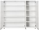 PROCONTOUR Kommode Sun Weiß 3-Türer mit verstellbaren Böden Bild 5