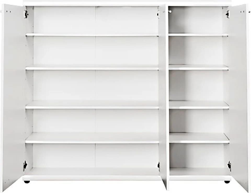 PROCONTOUR Kommode Sun Weiß 3-Türer mit verstellbaren Böden - Bild 5