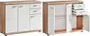 PROCONTOUR Sideboard Sun BESTSELLER Weiß Eichefarben Modern Bild 2