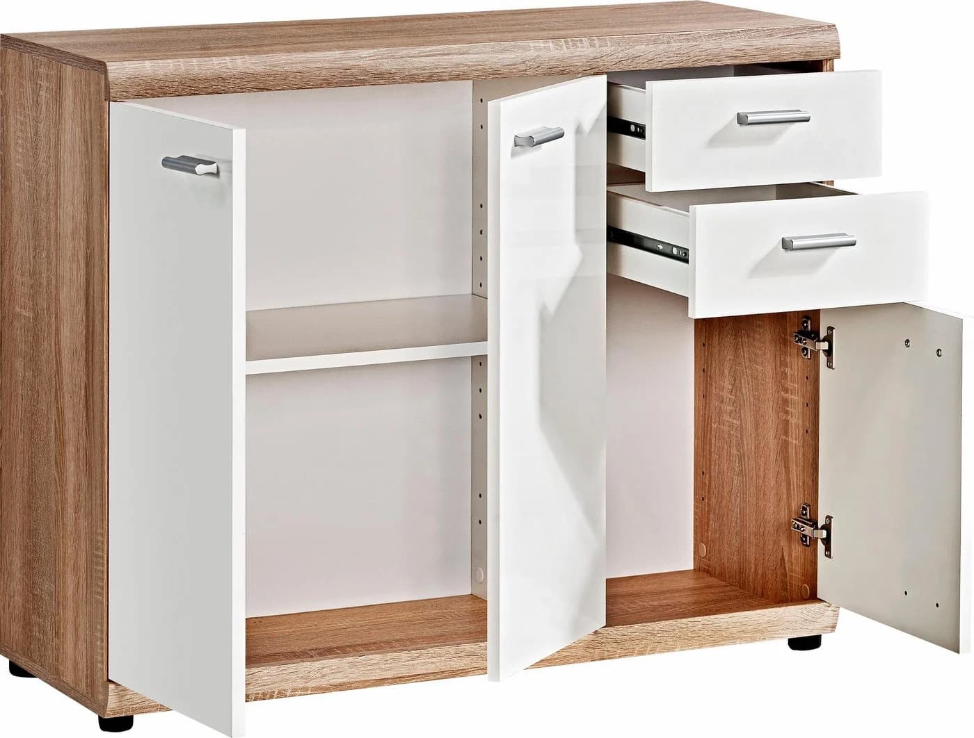 PROCONTOUR Sideboard Sun BESTSELLER Weiß Eichefarben Modern - Bild 5