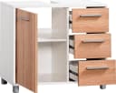 Waschbeckenunterschrank PROCONTOUR Betty Weiß Sonoma Eiche Bild 1