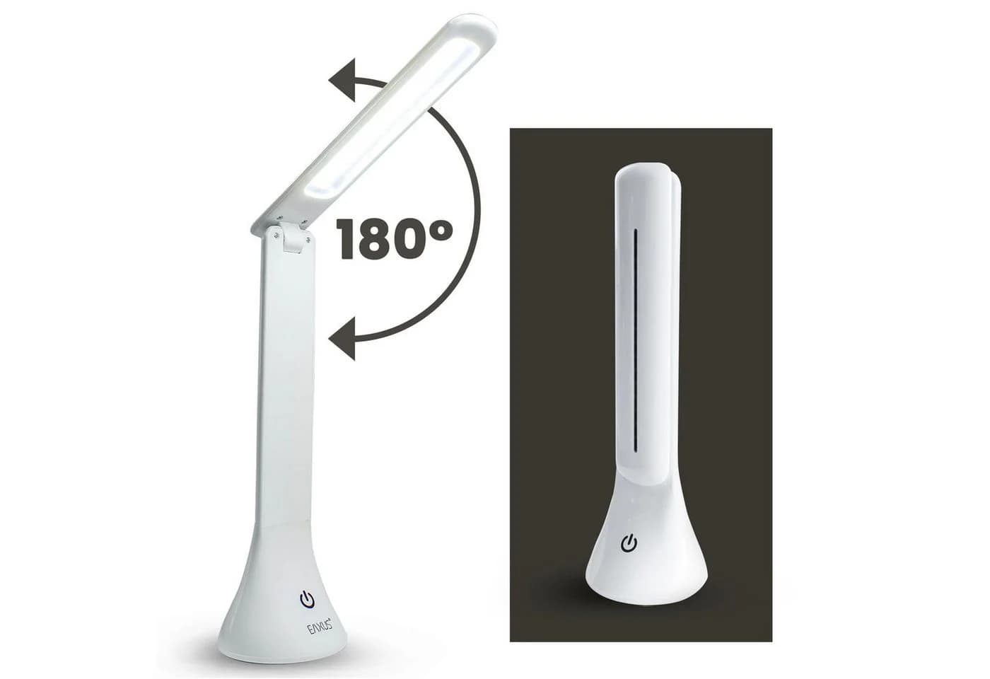 EAXUS LED Schreibtischlampe Weiß Touch Dimmbar 3 Stufen - Bild 5
