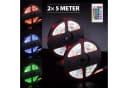 EAXUS LED Stripe IP65 Wasserfeste LED Lichterkette RGB Bunt Licht Band Bild 2