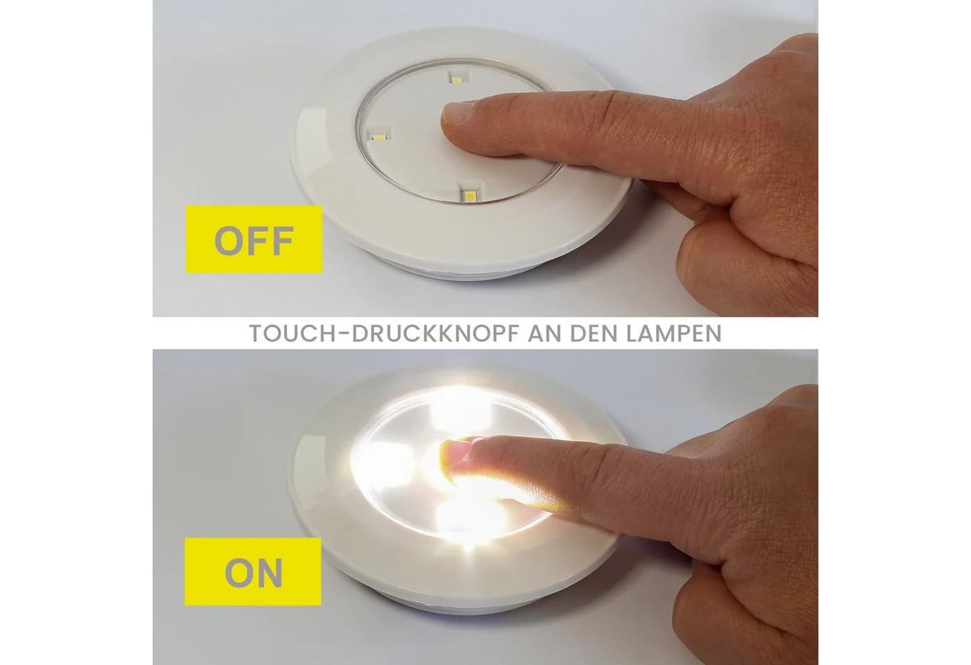 EAXUS LED Unterbauleuchte Batteriebetrieben Neutralweiß - Bild 5