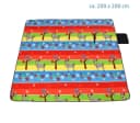yourGEAR Kids XL Picknickdecke 200x200 Camping Fleece Decke wasserdichte & isolierte Stranddecke Bild 3
