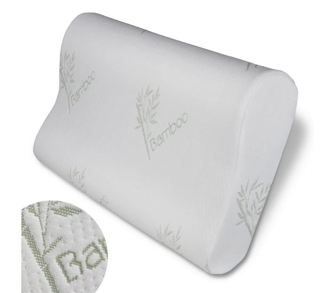 yourGEAR Visko-Kissen Bamboo Memory Foam Beige Allergikerfreundlich - Bild 2