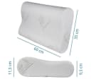 yourGEAR Visko-Kissen Bamboo Memory Foam Beige Allergikerfreundlich Bild 4