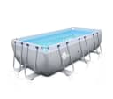 yourGEAR Stahlrahmenpool Rechteck 4x2m Gartenpool mit Sicherheitsabdeckung Bild 2