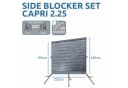 yourGEAR Capri Side Blocker Set 2x winddurchlässige Seitenwand grau Bild 1