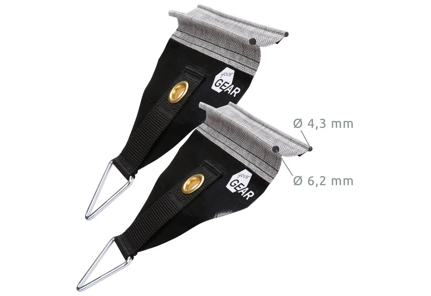 yourGEAR Storm Set Markisensicherung Sturmband Schwarz - Bild 3