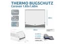 yourGEAR Thermo-Bugschutzplane Grau 185x160 cm für Wohnwagen Bild 1