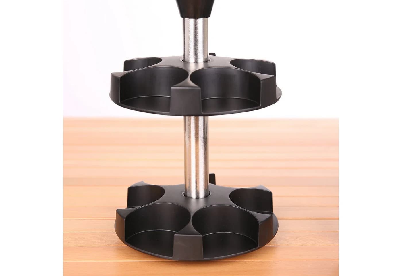 yourGEAR Gewürzkarussell Double-Flip 12-teilig Schwarz/Silber - Bild 5