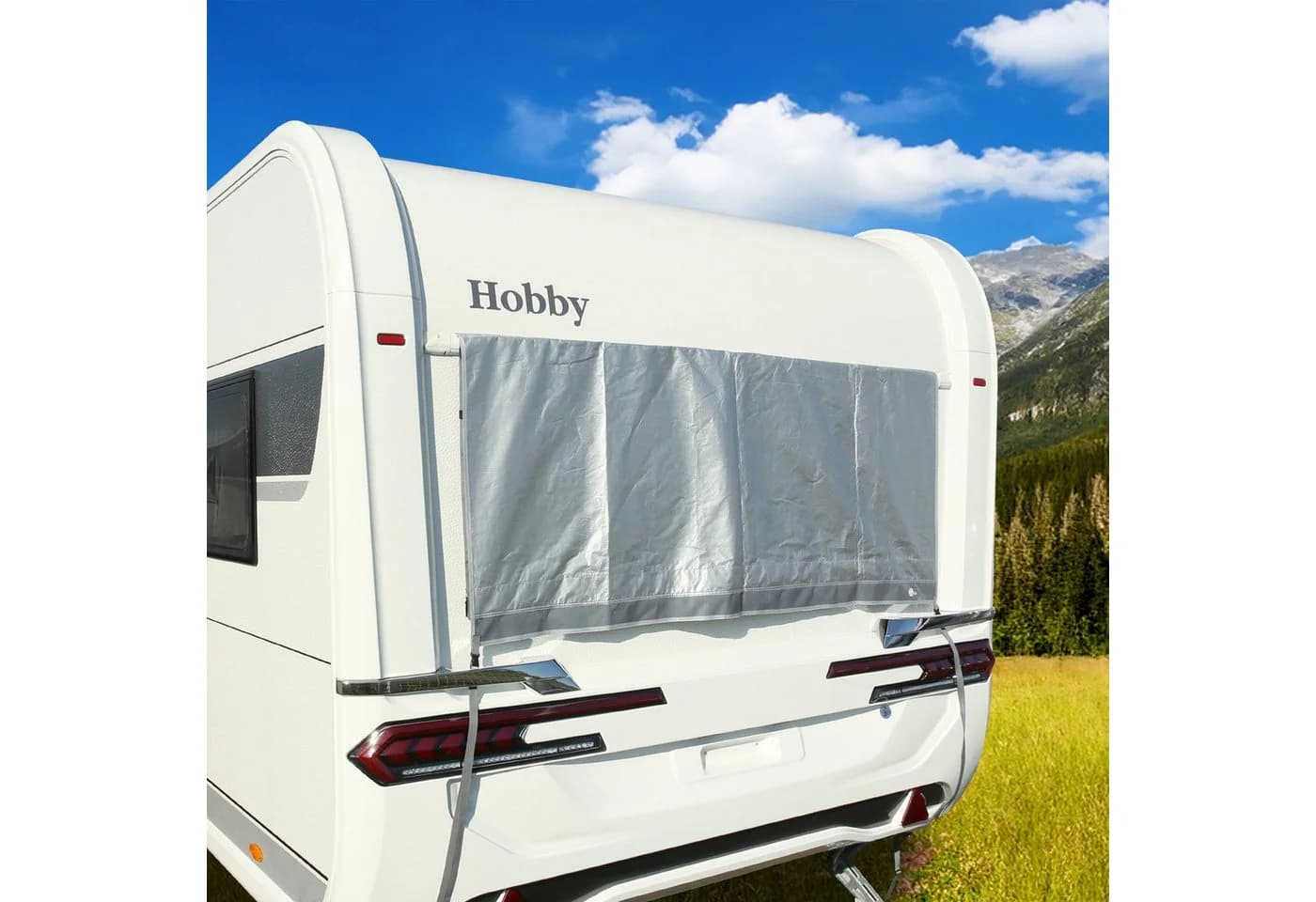 yourGEAR Padua Fenstermarkise für Wohnwagen UV-Schutz grau - Bild 5