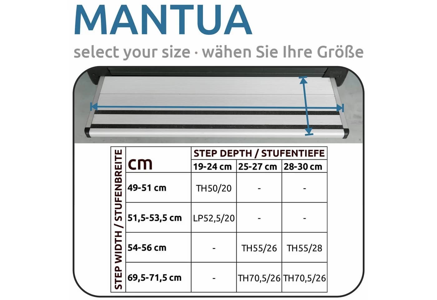 yourGEAR Stufenmatte Mantua Grau - Waschbare Fußmatte für Wohnmobil - Bild 5