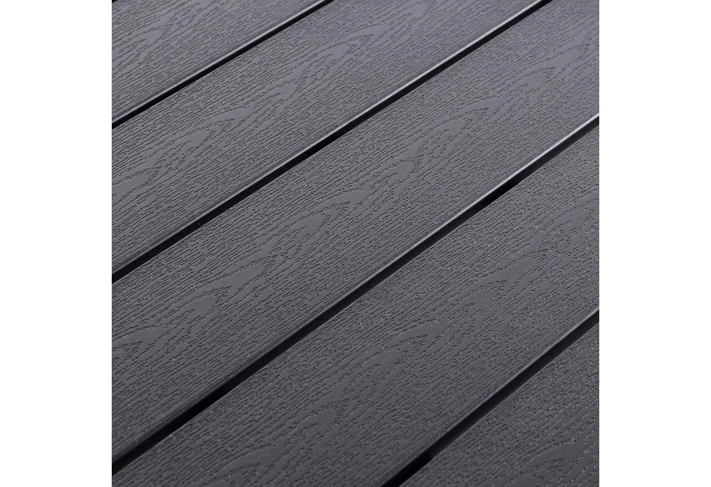 INDA-Exclusiv Gartentisch Aluminium WPC Anthrazit/Schwarz 90x90cm - Bild 3