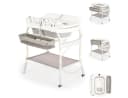 Babyshoppen Wickeltisch mit Badewanne 2in1 Garda Thermometer Räder Bild 3