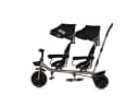 Babyshoppen Geschwisterdreirad Hip Hop Schwarz 360° Sitze Bild 4