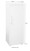 SCHILDMEYER Aktenschrank Serie 200 Weiß mit 2 Einlegeböden Bild 3