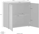SCHILDMEYER Aktenschrank Serie 1500 Anthrazit 2 Türen Bild 5