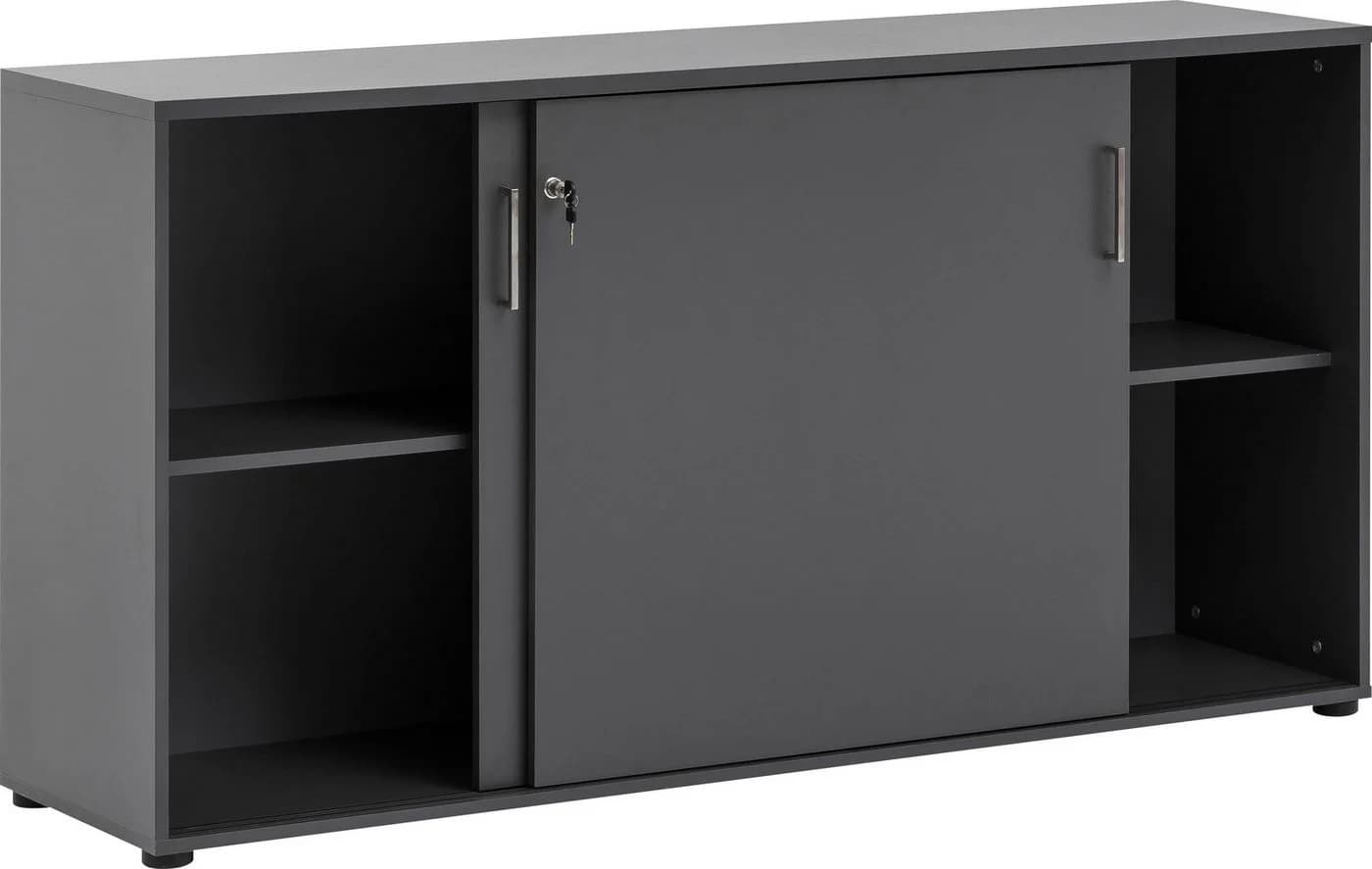 SCHILDMEYER Aktenschrank Serie 1500 Anthrazit Abschließbar - Bild 4