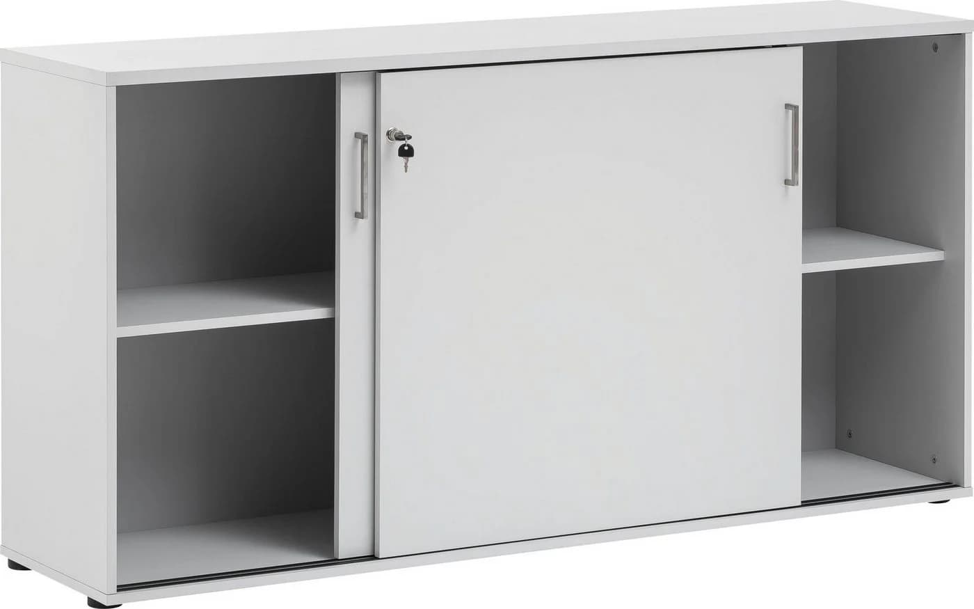 SCHILDMEYER Aktenschrank Serie 1500 Grau Schiebetüren FSC - Bild 4