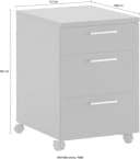 Schildmeyer Rollcontainer Serie 1500 Grau Anthrazit Bild 4