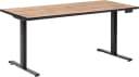 Schreibtisch SCHILDMEYER Serie 2000 Beige Eiche Landhaus Dekor Elektrische Höhenverstellung Bild 3