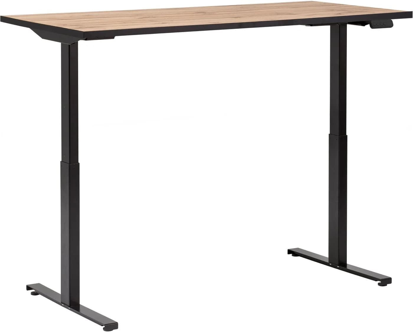 Schreibtisch SCHILDMEYER Serie 2000 Beige Eiche Landhaus Dekor Elektrische Höhenverstellung - Bild 5