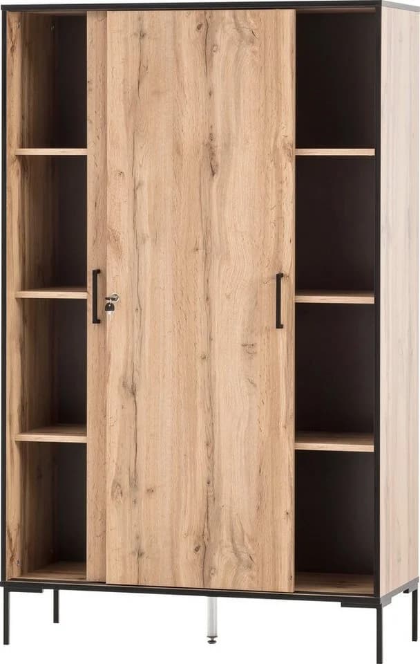 SCHILDMEYER Aktenschrank Serie 2000 Eiche Landhausfarben 2 Schiebetüren - Bild 4