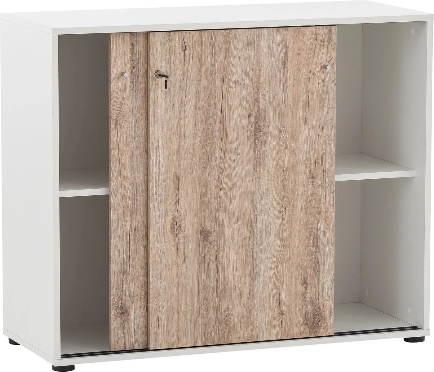 Schildmeyer Aktenschrank Serie 400 Weiß/Wildeiche - Bild 4