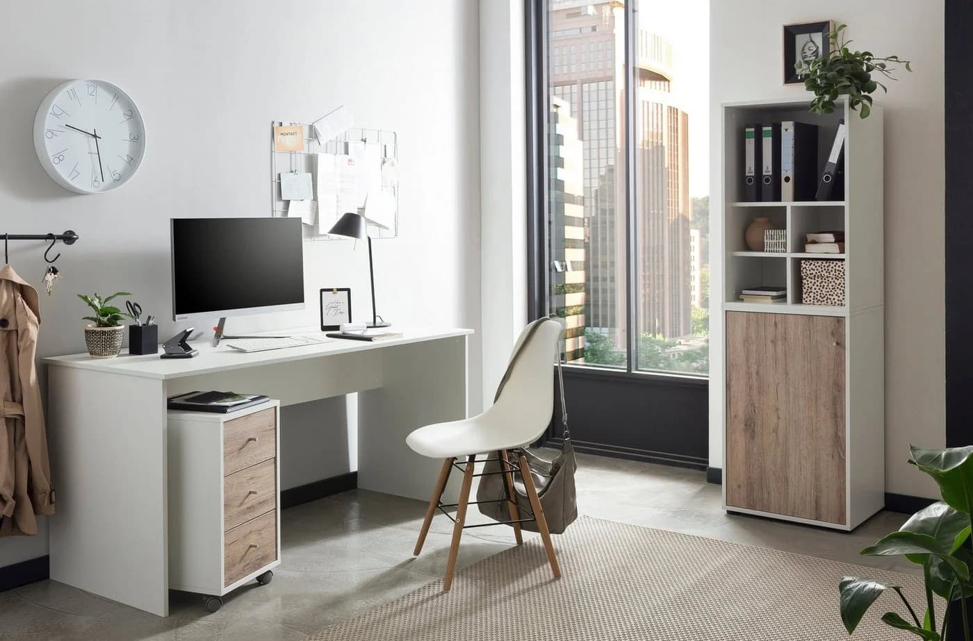 Schildmeyer Schreibtisch Serie 400 Weiß Modern