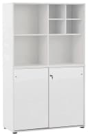 SCHILDMEYER Aktenschrank Serie 400 Weiß mit Schiebetüren Bild 1