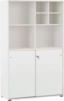 SCHILDMEYER Aktenschrank Serie 400 Weiß mit Schiebetüren Bild 2