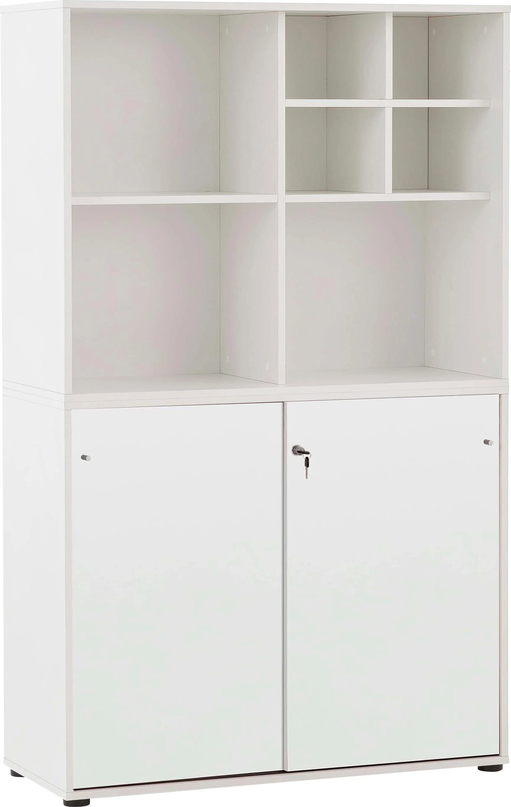 SCHILDMEYER Aktenschrank Serie 400 Weiß mit Schiebetüren - Bild 2
