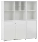 SCHILDMEYER Aktenschrank Serie 400 Weiß mit 6 Böden Bild 1