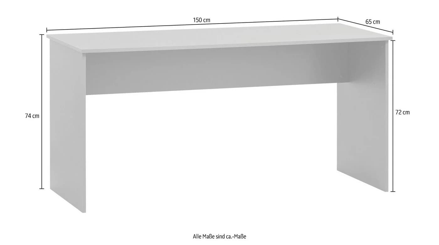 Schildmeyer Schreibtisch Serie 500 Weiß Modern - Bild 4
