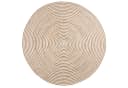 Runder Jute-Teppich Rocio 150cm Natur Handarbeit Bild 1